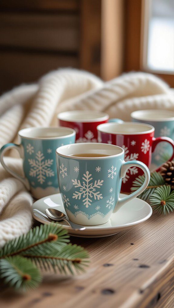 14 Winter Craft Ideas for Adults to Create Cozy Masterpieces 3 personalized painted ceramic mugs