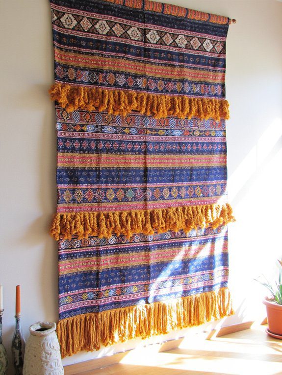 27 DIY Large Wall Art Ideas to Transform Your Space 24 textile wall hangings elevate spaces