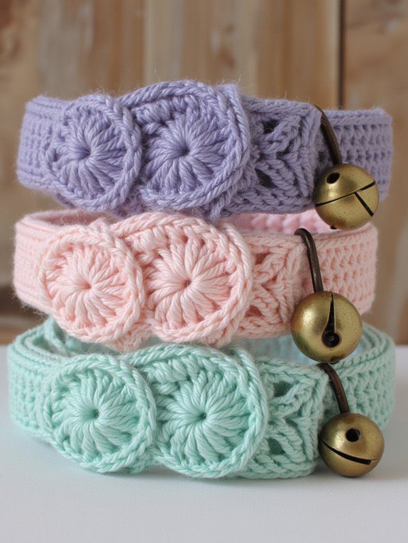 22 Crochet Cat Collar Designs Your Feline Will Adore 19 vintage cat collar creations