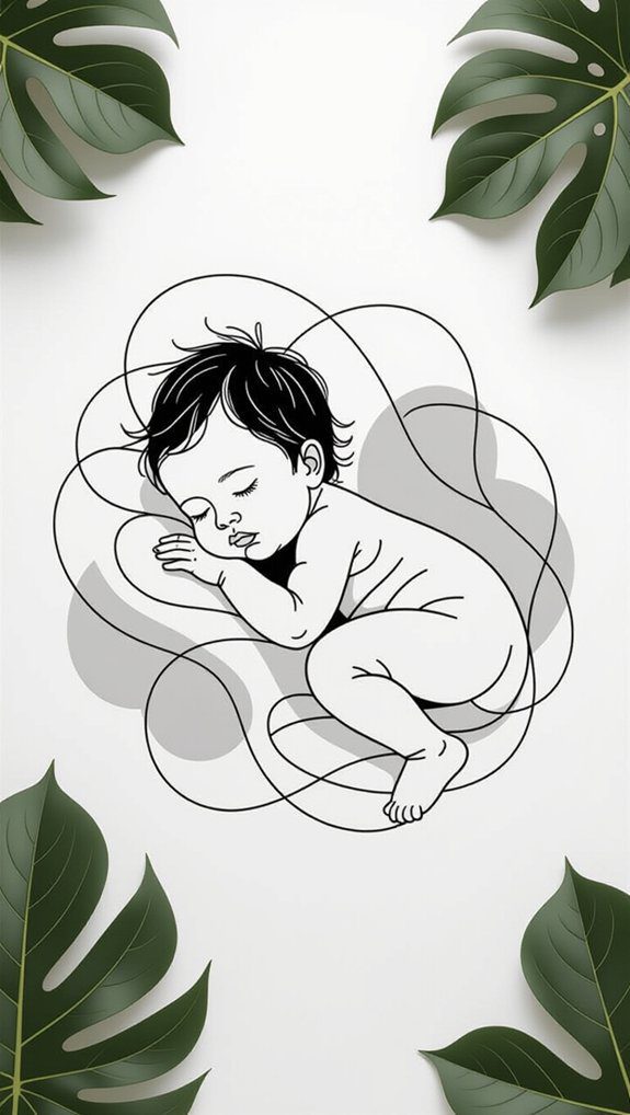 14 Nursery Drawing Ideas Creative Wall Art For Baby’s Room 13 abstract minimalist nursery art