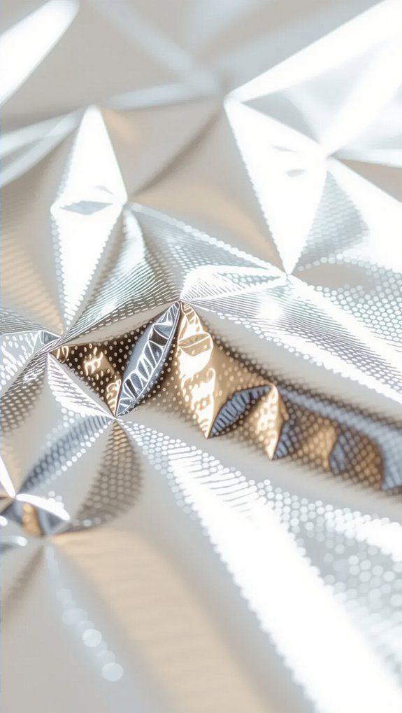 aluminum foil crayon art