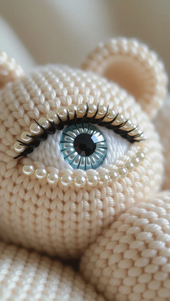 beaded eyes for personality