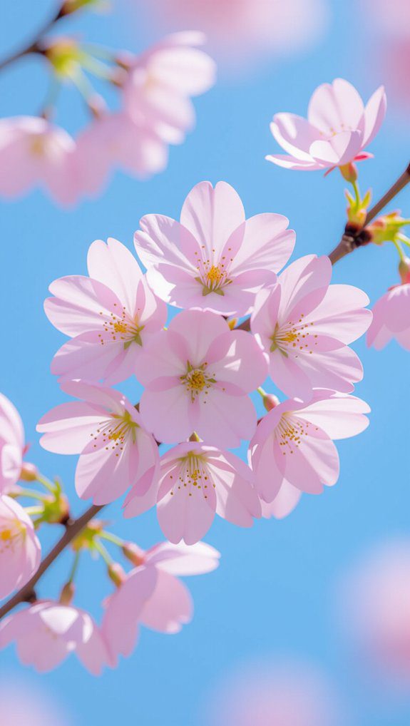 blooming cherry blossom mugs