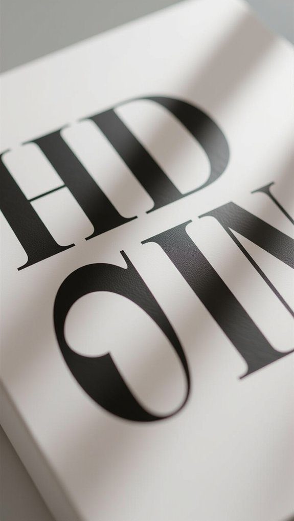 bold typography engages readers