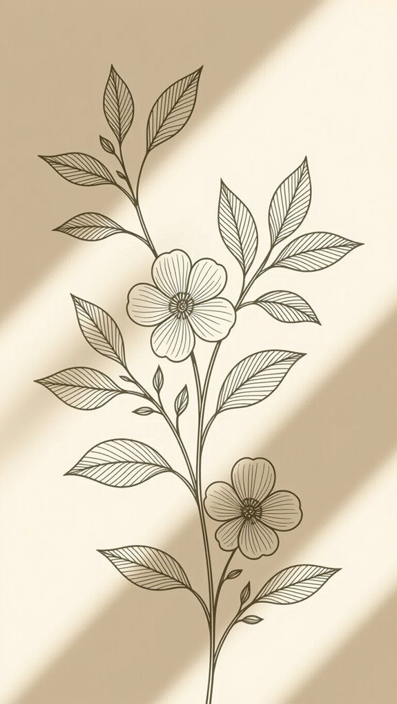 botanical elegance and symbolism