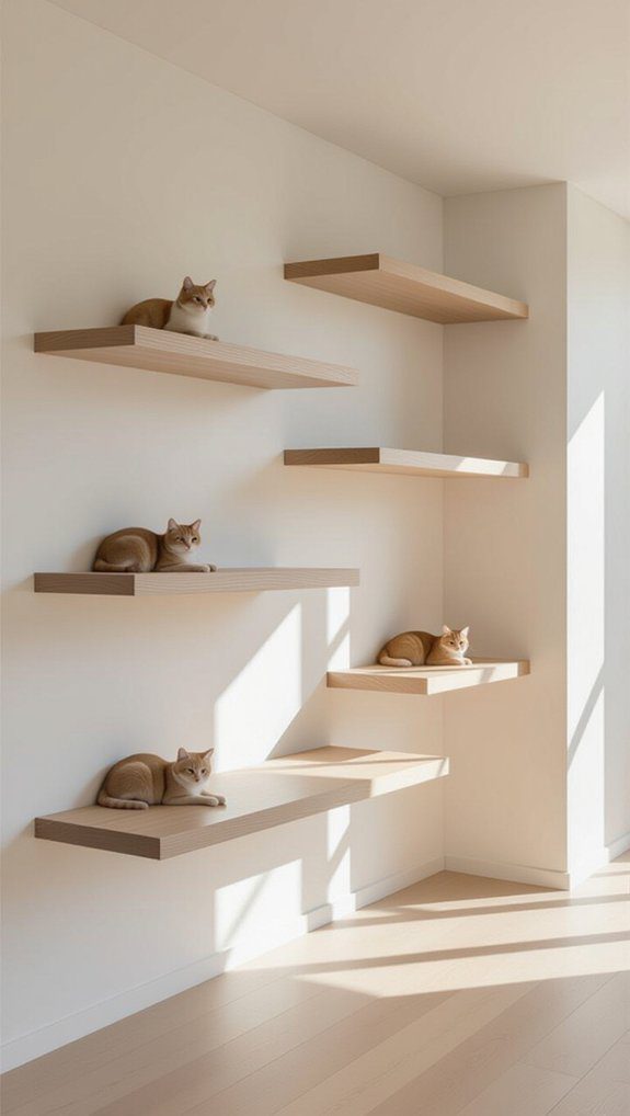 cat friendly wall bridge design