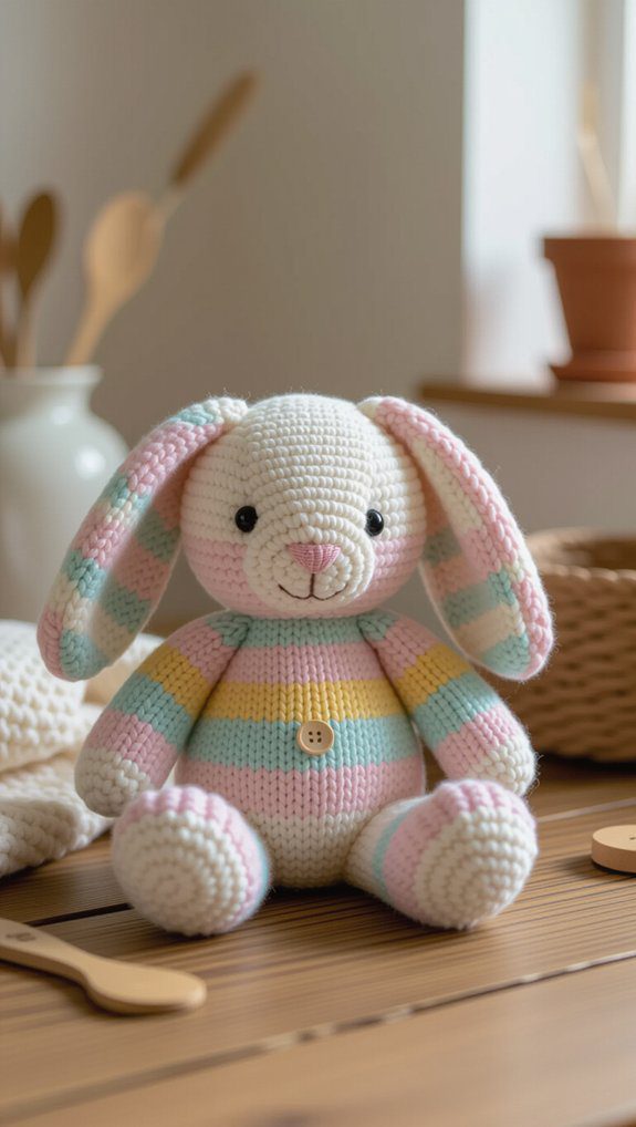 charming bunny sock plushie