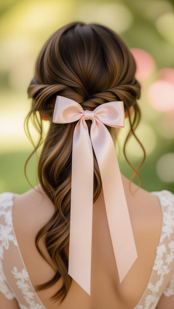 charming customizable ribbon hairstyle