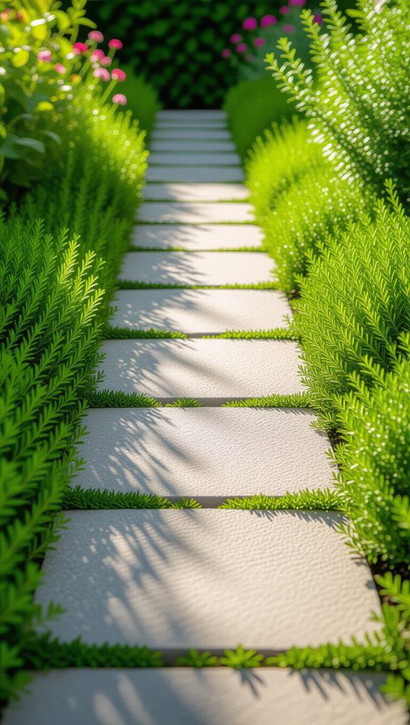 charming fragrant garden walkway