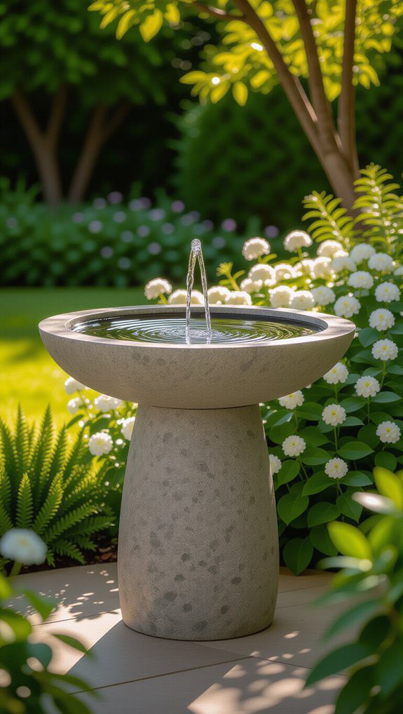 charming low maintenance water feature