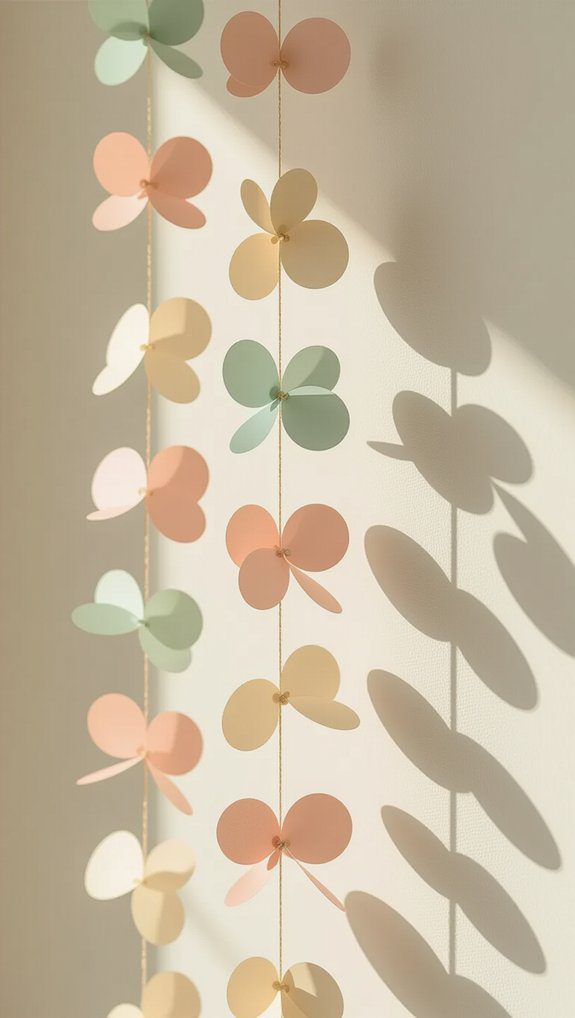 colorful paper garland project