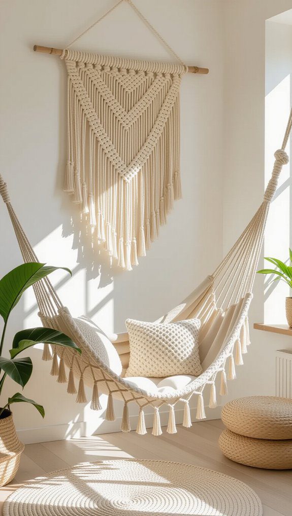 Cat Wall Shelves Modern Designs That Cats And Homeowners Love 8 cozy macrame cat hammock