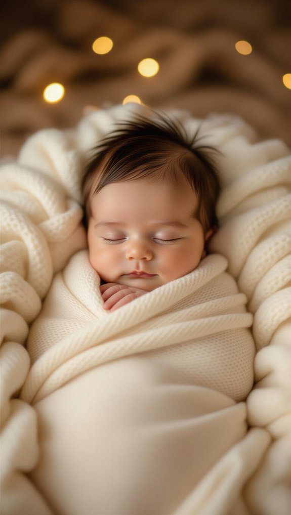 cozy personalized newborn blanket