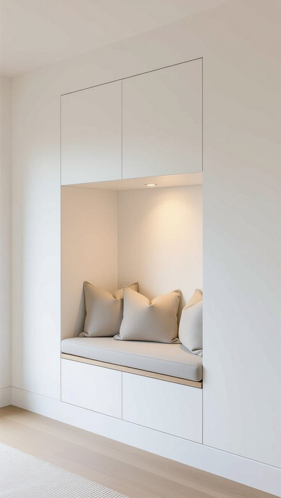 cozy recessed cat retreat