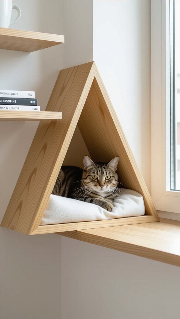 cozy sanctuary for shy cats