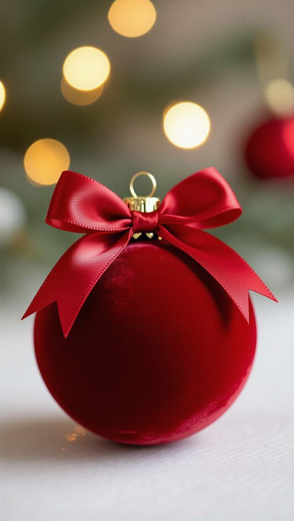 cozy velvet ornament craft