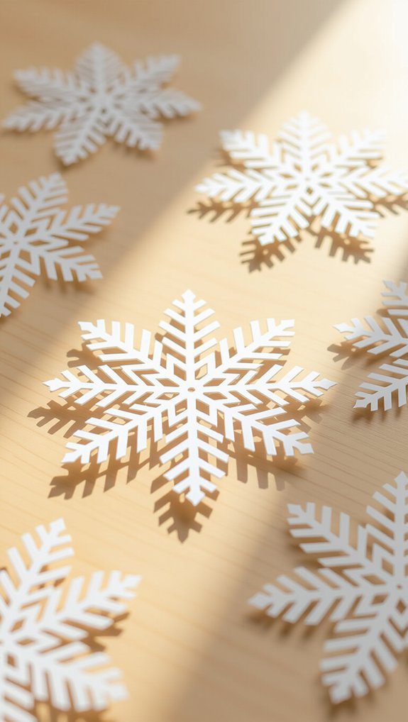 craft unique paper snowflakes