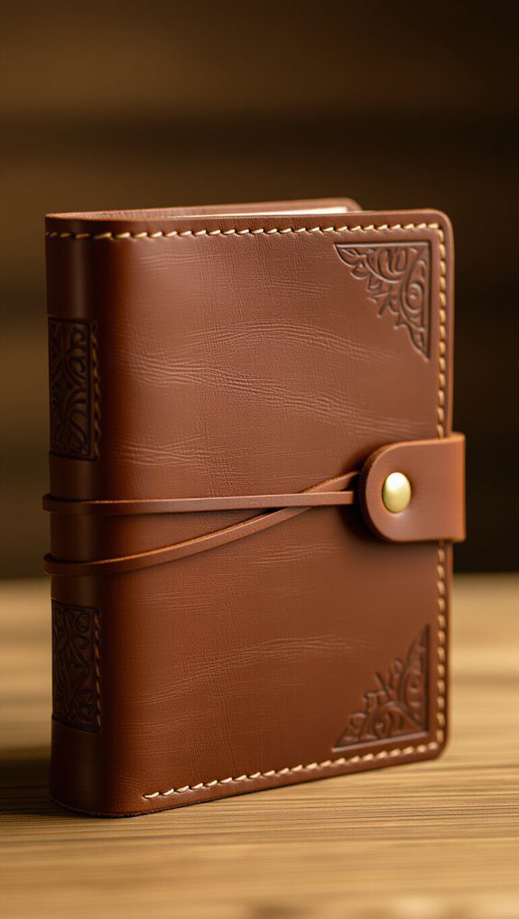 crafting personalized leather covers
