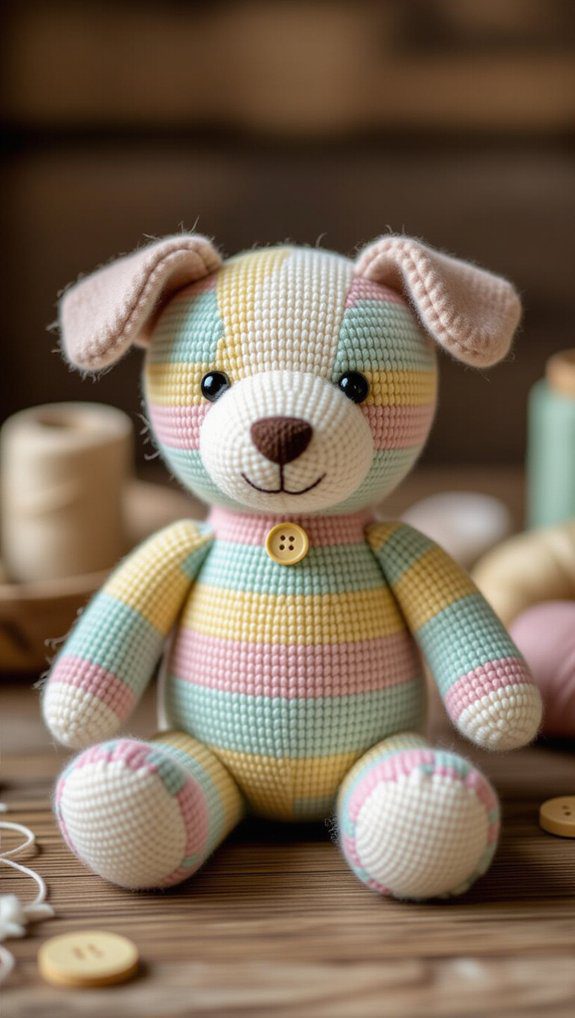 create a colorful sock dog