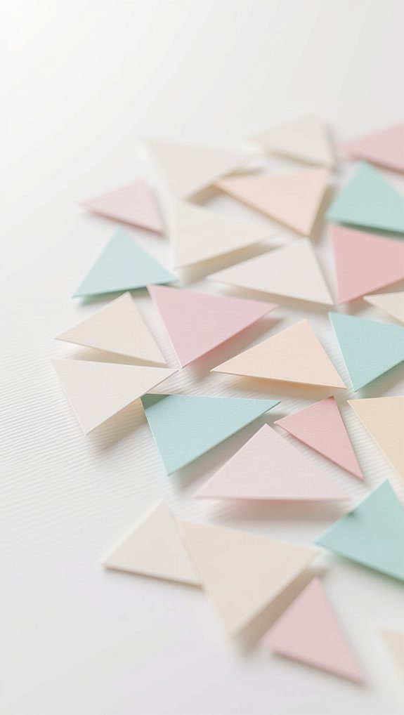 create colorful paper mosaics