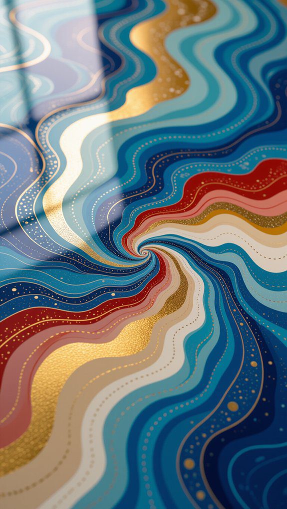 create unique marbled paper