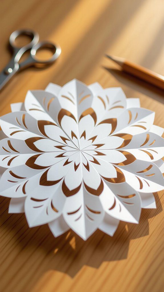 creative kirigami paper cutting