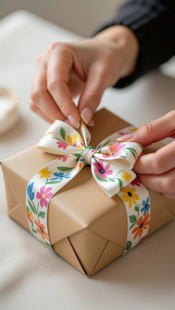 creative painted gift bows