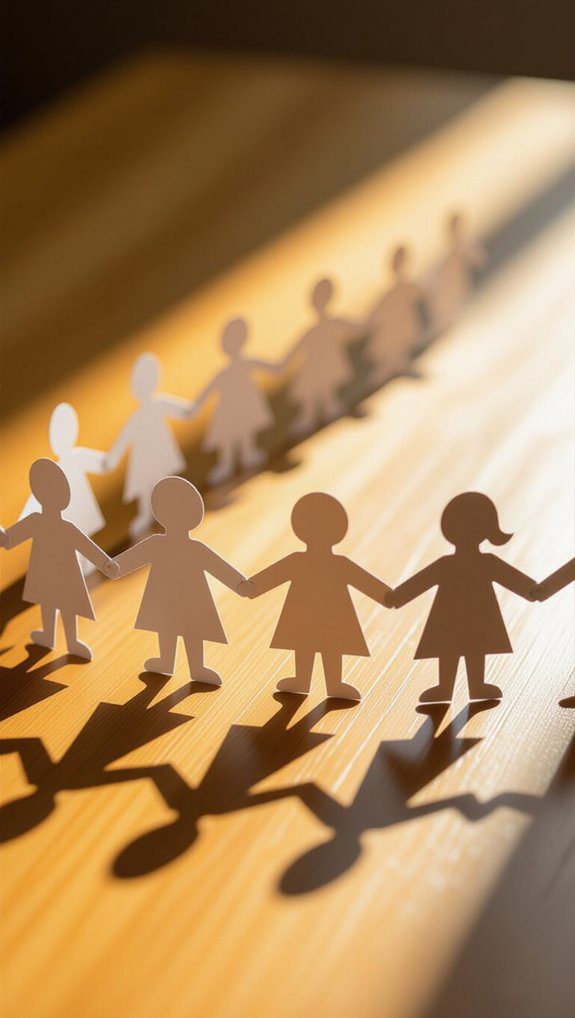 creative paper doll crafting