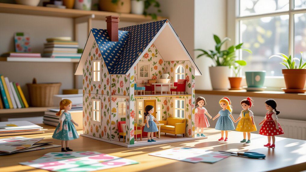 creative paper dollhouses ideas