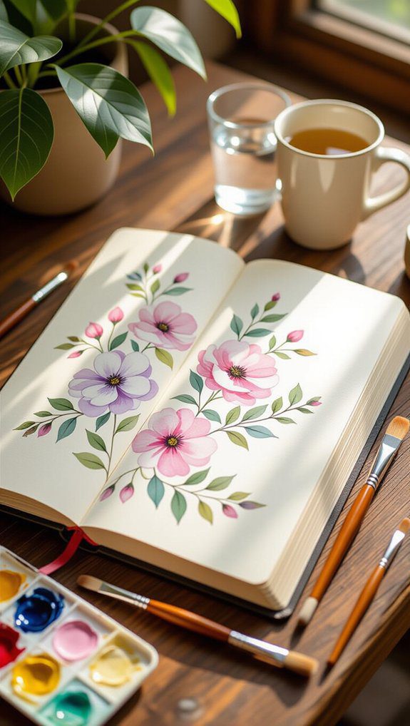 creative watercolor journaling techniques