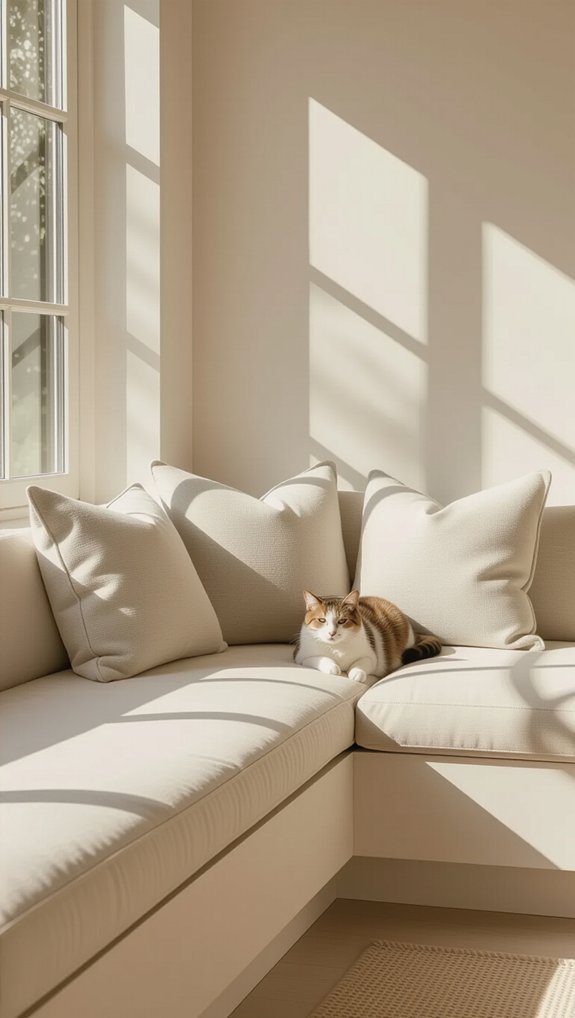 Cat Wall Shelves Modern Designs That Cats And Homeowners Love 15 curved cushioned cat shelves