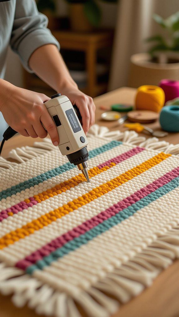 custom rug tufting techniques
