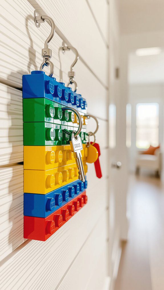 20 Key Holder Ideas Creative DIY Designs For Every Home 6 customizable lego key holder