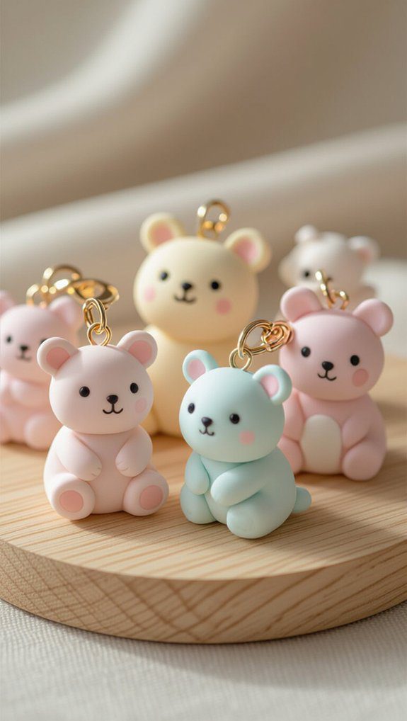 cute customizable gift keychains