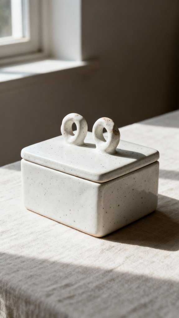 decorative handles enhance aesthetics