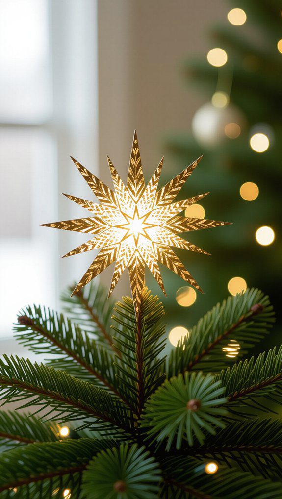 diy colorful starburst topper