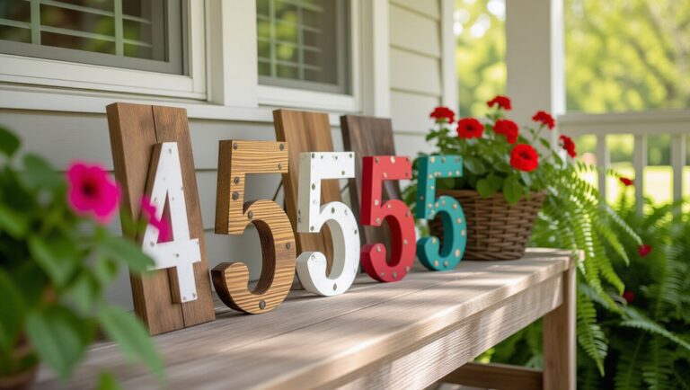 diy house number signage