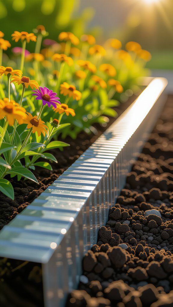 durable corrugated metal edging