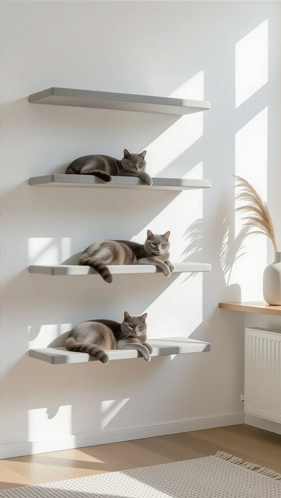 Cat Wall Shelves Modern Designs That Cats And Homeowners Love 17 eco friendly cat shelves