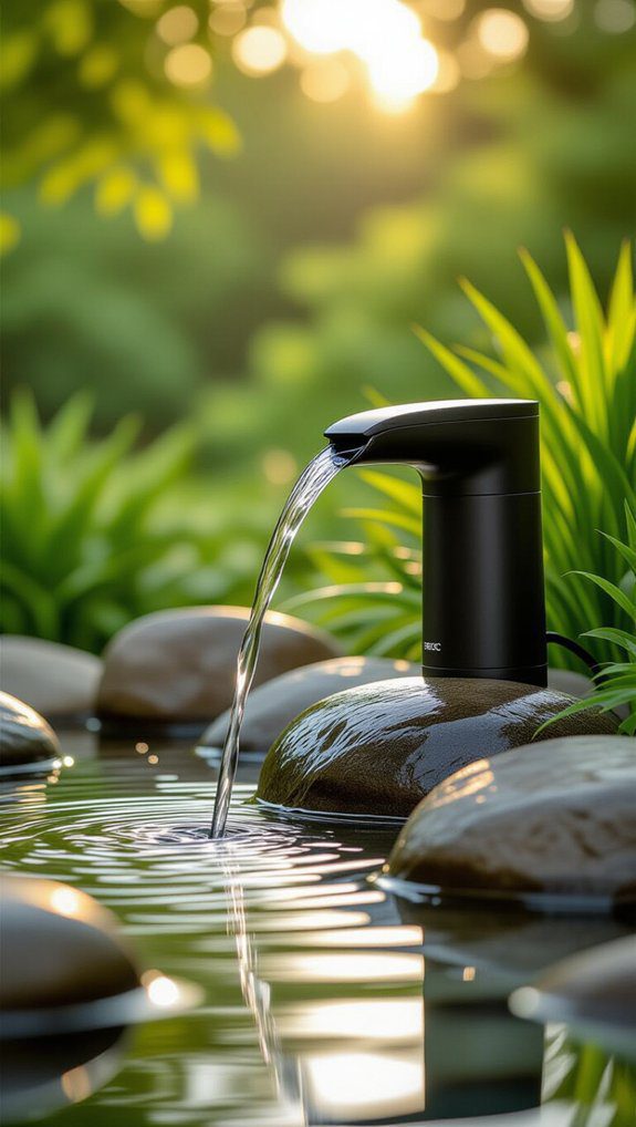 eco friendly garden water feature