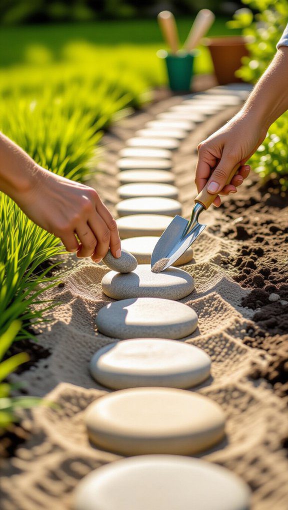 24 DIY Stone Walkway Installation Tips for Beginners 22 enhance walkway with details