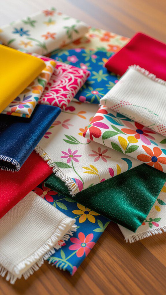 fabric scraps for learning