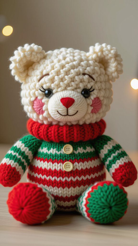 festive sock plushie crafting