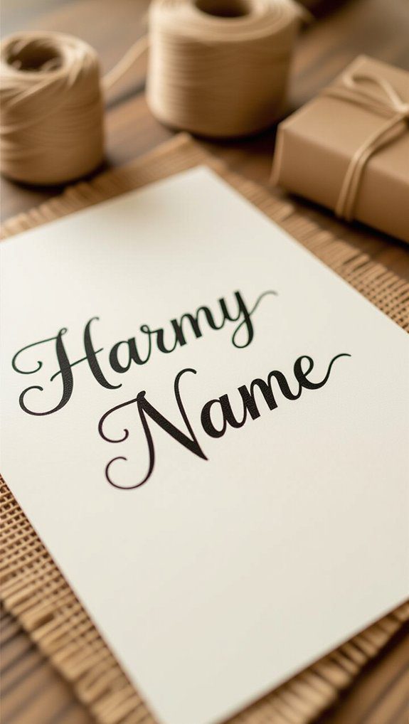 hand lettered gift wrap