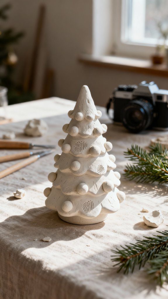 handmade vintage christmas tree