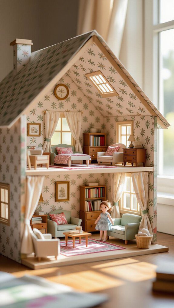 18 DIY Paper Doll House Ideas for Creative Play 4 imaginative fabric based play
