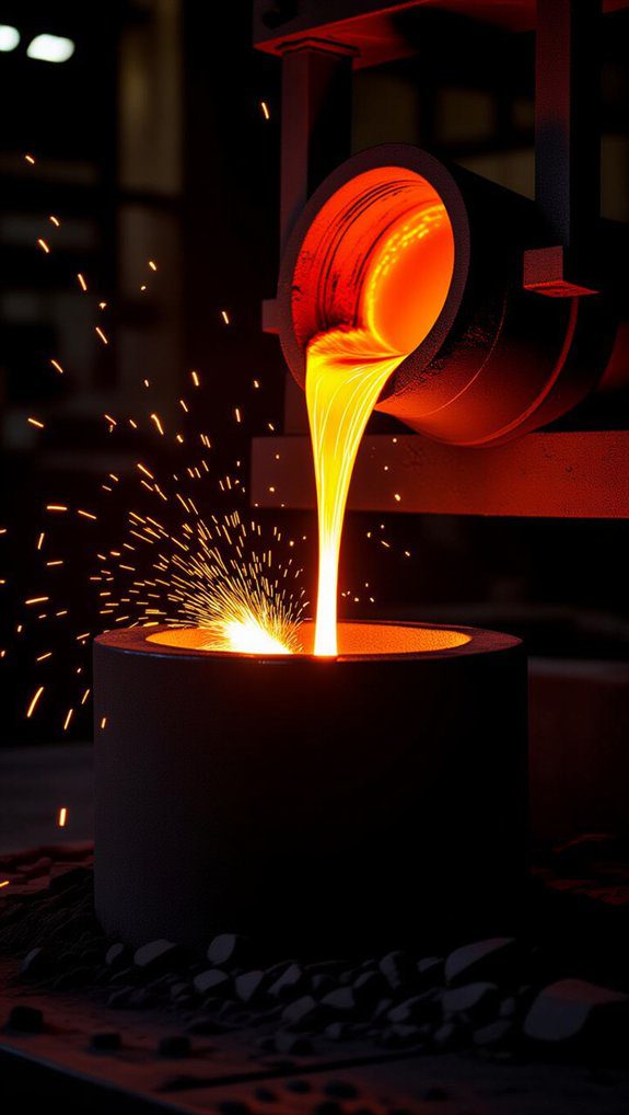 iron melting crayon art