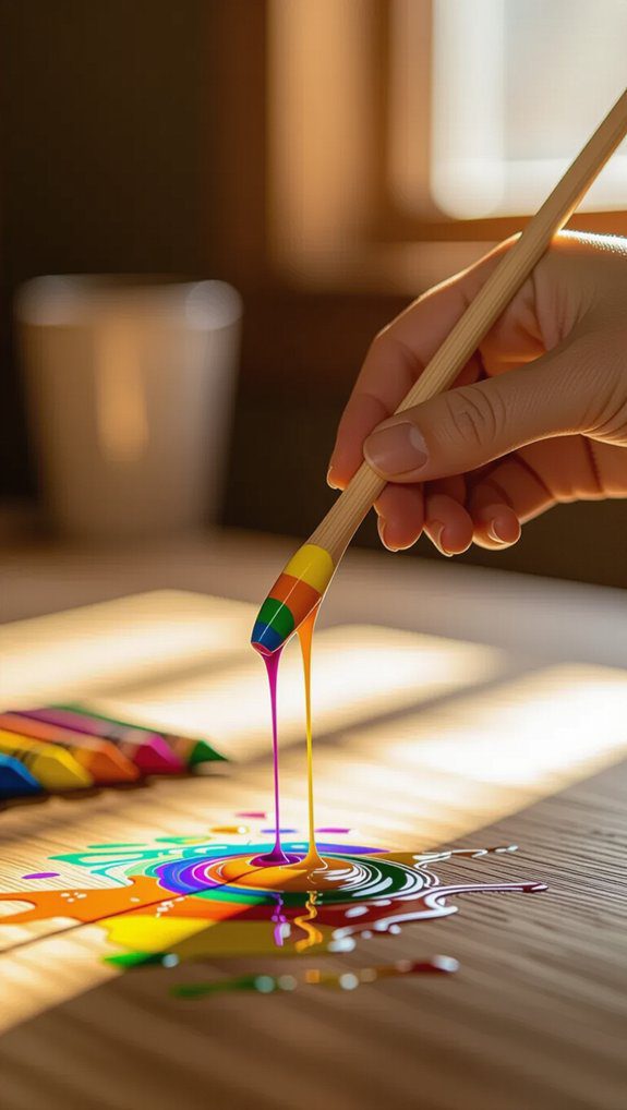 magical crayon wand creation