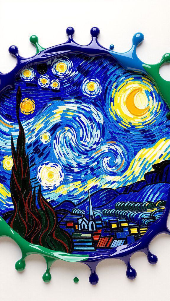 melted crayon art project