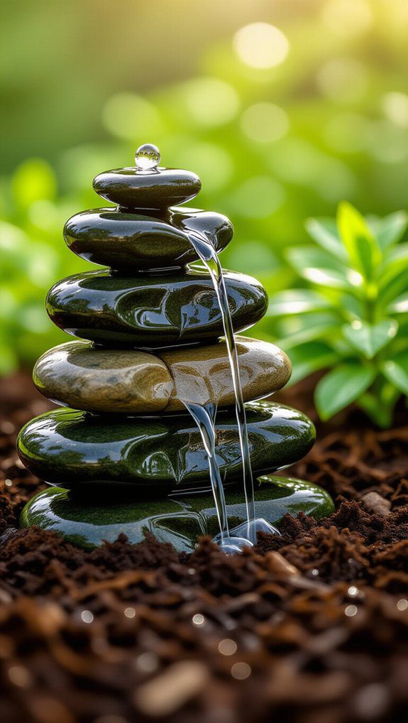 mulch enhances garden aesthetics